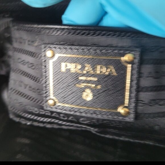 PRADA Saffiano Lux Square Satchel and Crossbody Bag - Picture 7 of 10